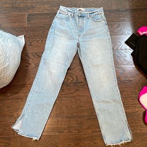 Abercrombie & Fitch Curve Love 90s Straight Ultra High Rise denim size 31/12R